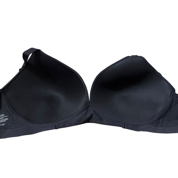 DKNY wireless black bra adjustable straps size XL - Picture 3 of 4